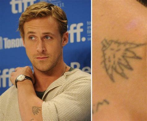 Pin For Later The Ultimate Celebrity Tattoo Gallery Ryan Gosling