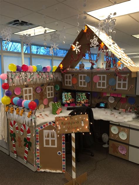 Pin On Cubicle Christmas Office Decorating Contest