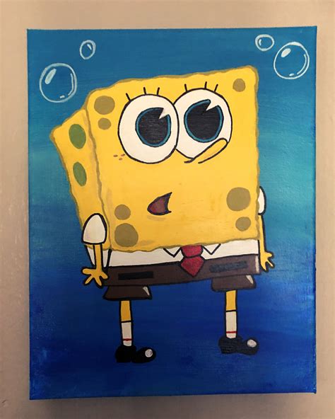 Pin On Love And Family Spongebob Painting Spongebob Cartoon Posters