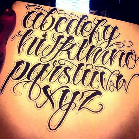 Pin On Tattoos Lettering Styles Alphabet Hand Lettering Tutorial