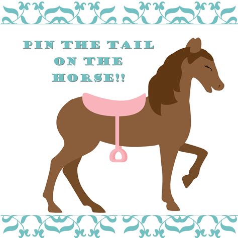 5 Free Pin the Tail Printable Templates