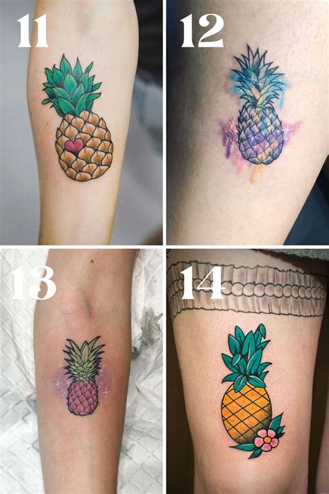 Pineapple Tattoo Designs and Ideas to Inspire