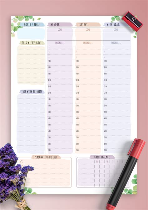 5 Free Planner Printables to Boost Productivity