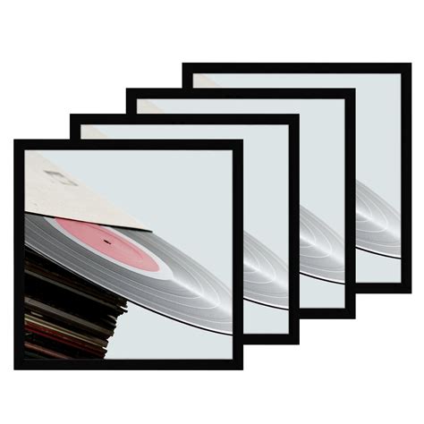 Play And Display Vinyl Record Display Frame Displays Albums Covers 12 5X12 5 Black Want To