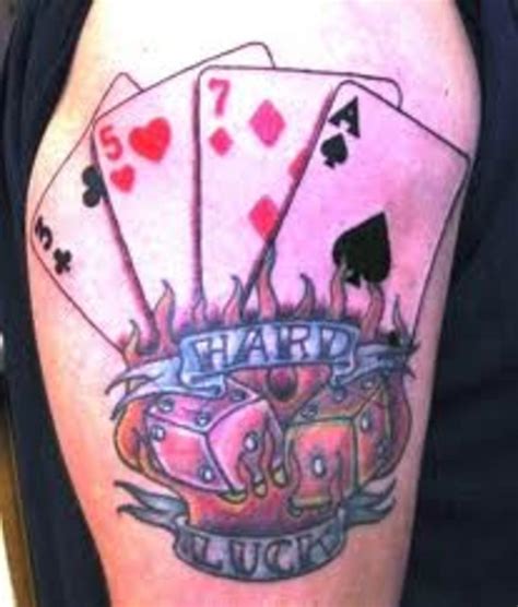 Unique Playing Card Tattoo Design Ideas