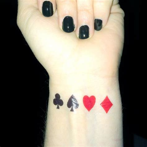 Playing Card Tattoo Poker Queen Of Hearts By Symbolicimports Playing Card Tattoos Card Tattoo