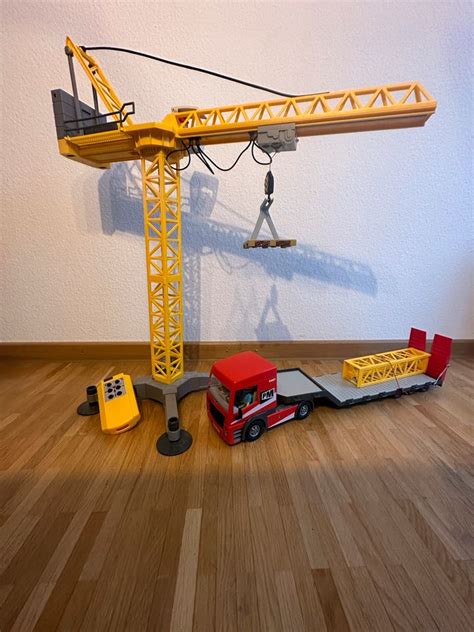 Playmobil Elektrischer Kran Bagger Muldenkipper Baustelle In Baden