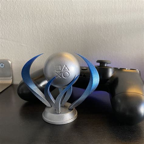 Playstation Platinum Trophyplaystationplaystation Network Etsy