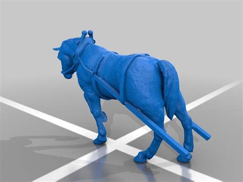 Plow Horse By Ringmaster Thingiverse 3D Printer Models 3D Printing