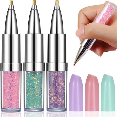 Point Drill Pen Kit 3 Pieces Diamond Painting Pens Fillable 5D Diamond Brush 5D Resin Diamond