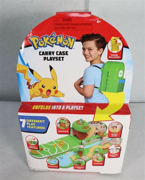 Pok Mon Carry Case Playset Backpack