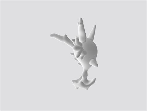 Pokemon Cursola 3D Model 3D Printable Cgtrader