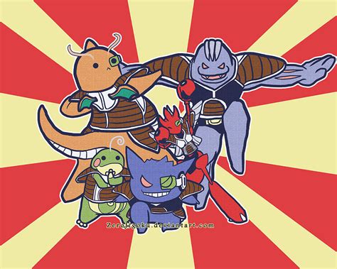 Pokémon Characters Doing the Ginyu Pose