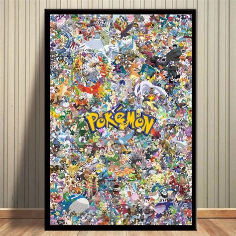 Pokemon Poster Canvas Painting Print Wall Art Home Decor No Frame In