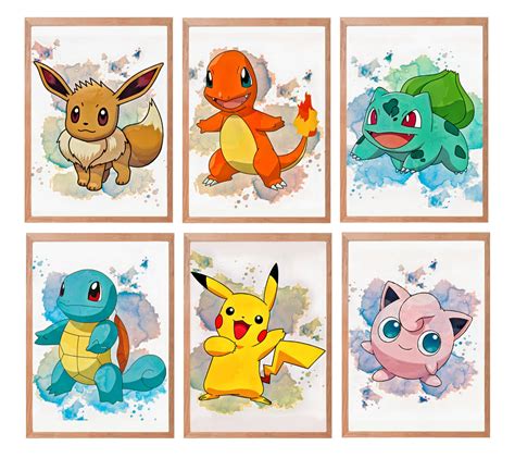 5 Unique Pokémon Wall Art Ideas