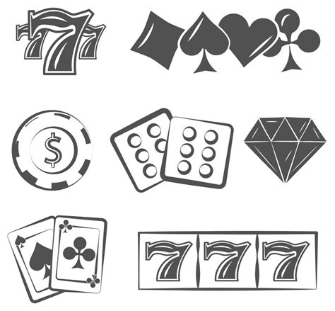 Poker Set Svg Casino Playing Cards And Chips Element Etsy Playing