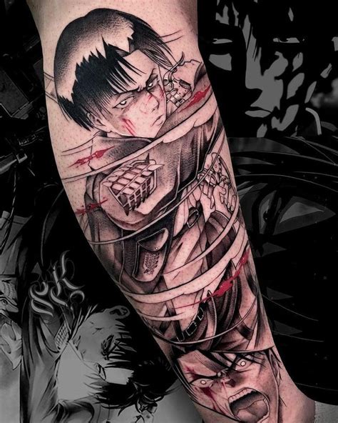 Pom Pom Pom Attack On Titan Tattoo Attack On Titan Levi Attack On Titan Eren