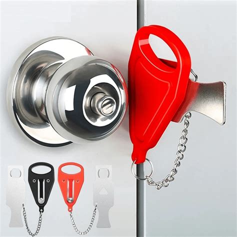 Portable Door Lock Safety Anti Theft Hotel Apartment Accommodation