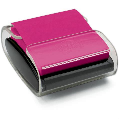 Post It Pop Up Note Dispenser Black Translucent