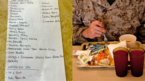 Post Marine Corps Boot Camp Meal Wishlist Has Everything On The Menu