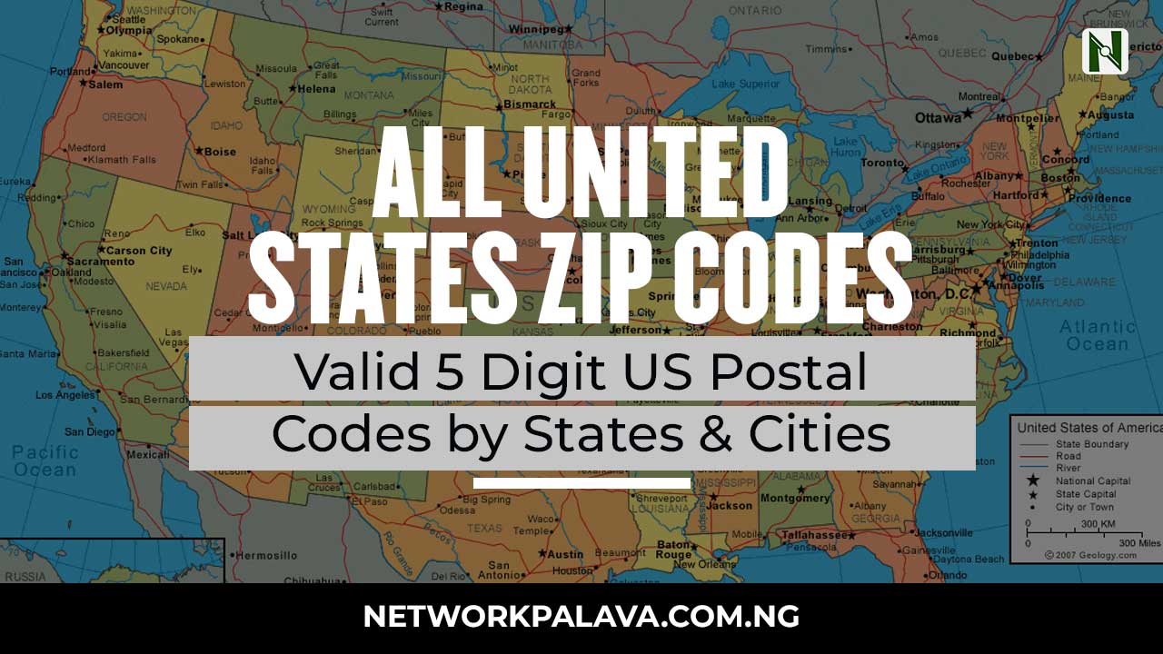 Postal Zip Codes Us H Ng D N To N Di N