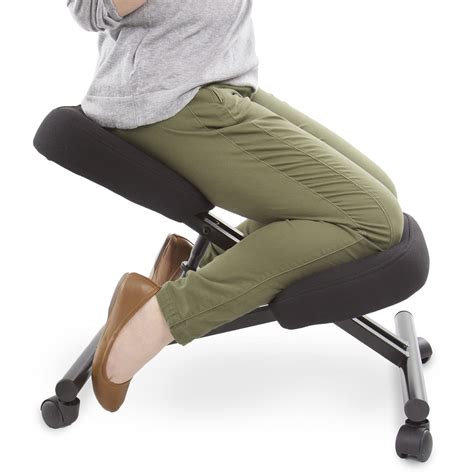 Posture Pro Ergonomic Kneeling Chair With Wheels Fully Adjustable