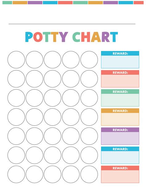 Potty Chart Printables