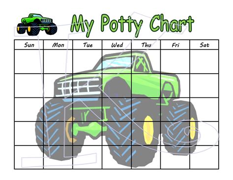 Potty Training Chart For Boys Customize Name Dry Erase