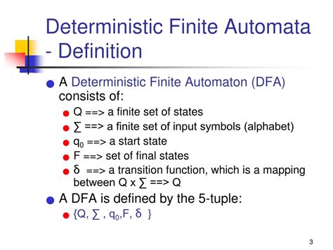 Ppt Deterministic Finite Automata Powerpoint Presentation Free