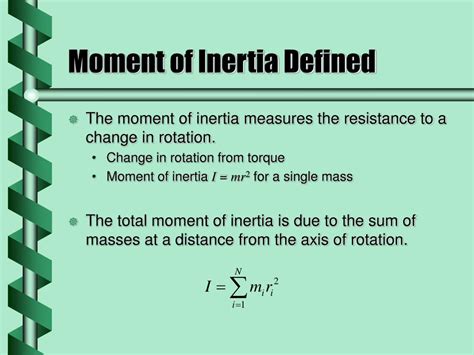 Ppt Moment Of Inertia Powerpoint Presentation Free Download Id 392458