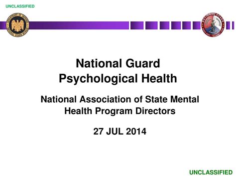 Ppt National Guard Psychological Health Powerpoint Presentation Free