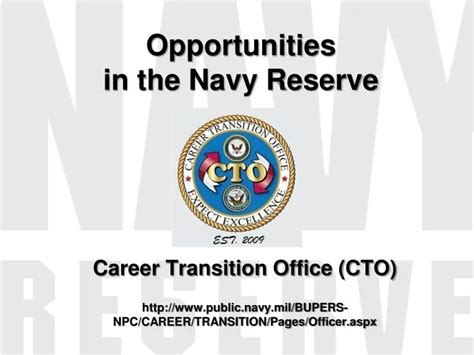 Ppt Opportunities In The Navy Reserve Powerpoint Presentation Free