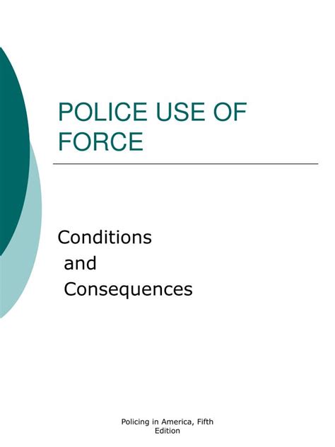 Ppt Police Use Of Force Powerpoint Presentation Free Download Id