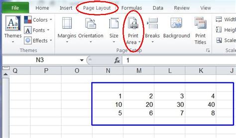 Practical Tips For Ms Office Set Print Area In Excel 2010