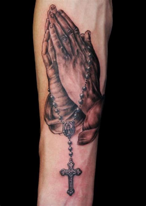 Prayer Hands Tattoos For Men