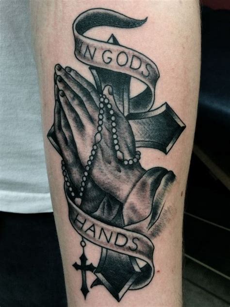 Praying Hands Tattoo Design and Meaning Explained