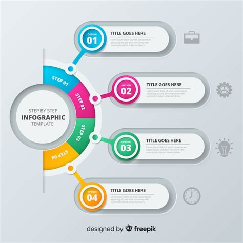 Premium Vector Simple Business Infographic Design Template With 5 Points