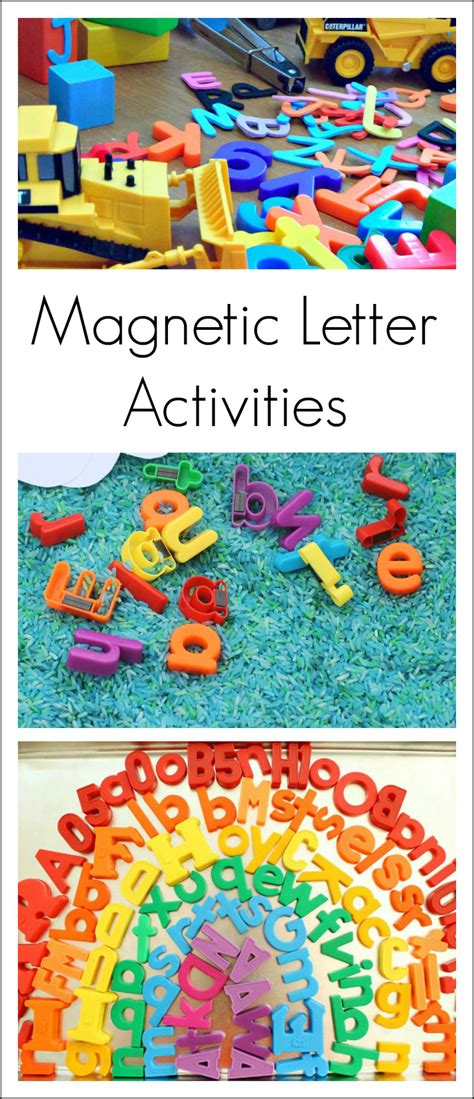 Preschool Alphabet Fun Using Magnetic Letters