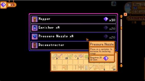 Mastering Pressure Nozzle in Stardew Valley