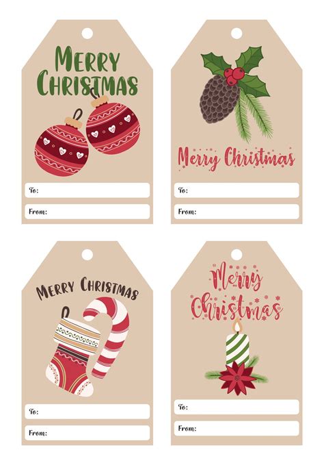 Pretty Up Your Holiday Gifts For Free These Printable Christmas Gift Tags Are Festive Fun And Perfect For Your Presents This Season Download Them Here Https Bullocksbuzz Com Printable Christmas Gift Tags Christmas Christmasgifttags