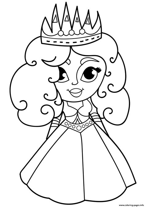 Princess Cartoon Coloring Pages