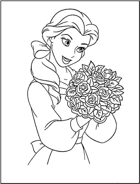 Princess Coloring Pages 1 Coloringkids Org