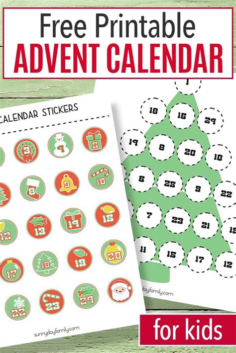 25 Fun Printable Advent Calendars to Countdown Christmas