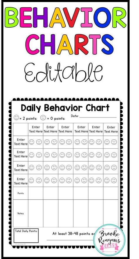 Printable Behavior Charts For Preschool Printable Word Searches