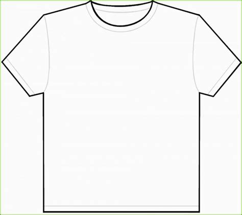 Printable Blank Tshirt Template Cardtemplate My Id