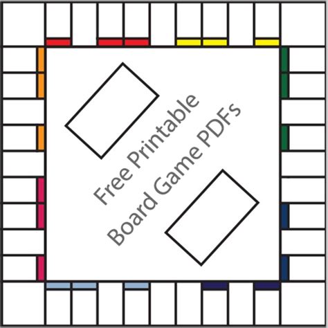 Printable Board Game Template