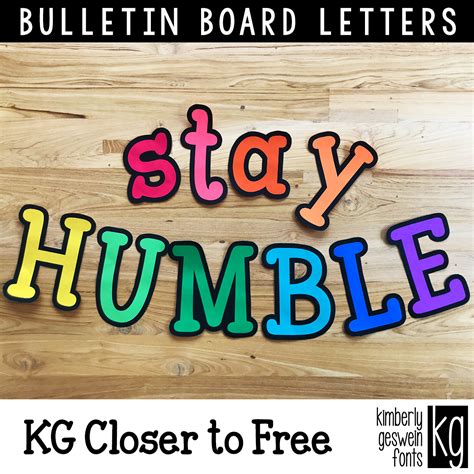 5 Free Printable Bulletin Board Letter Templates