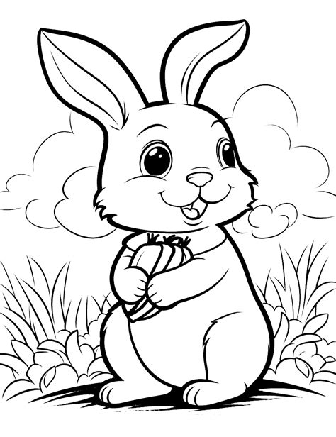 5 Cute Printable Bunny Rabbit Templates