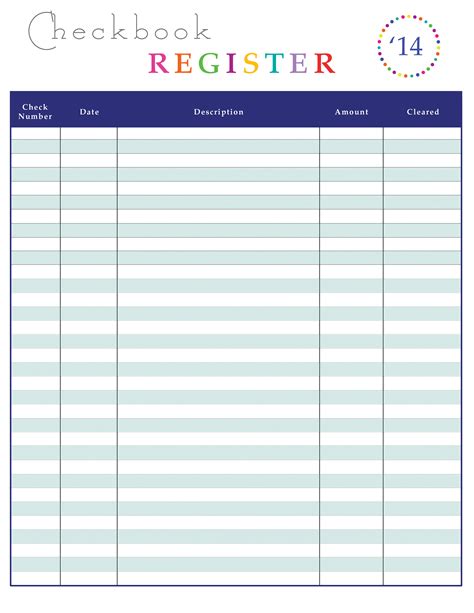 7 Ways to Organize Your Finances with a Printable Checkbook Ledger