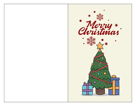 Free Printable Christmas Card Templates to Download